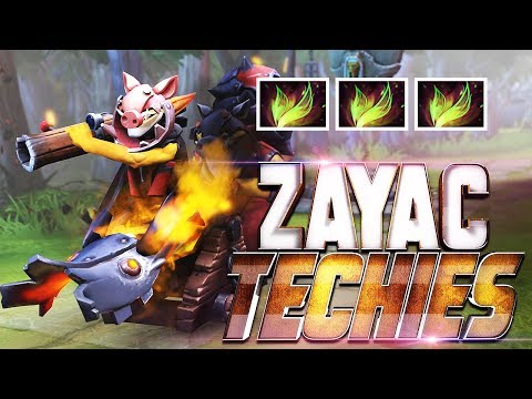 Reason Why Every Team Bans His Techies - Zayac BEST Techies Player in Pro Dota 2