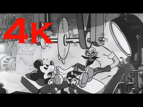Mickey Mouse The Mad Doctor 1933 4K Remaster (watch 2x speed)