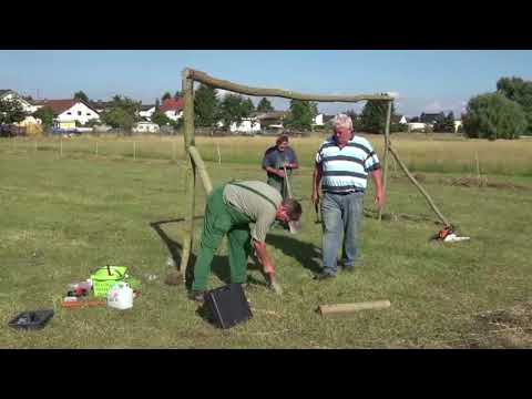 Der 1. Fußballplatz-100 Jahre SV Olympia Biebesheim-Juni 2015