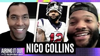 Houston Texans Wide Receiver, Nico Collins Talks CJ Stroud, Michigan Football & Jim Harbaugh