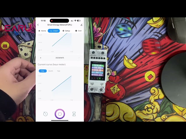 Vídeo relacionado con Diymore Medidor de Energía 100A WiFi Din Rail Interruptor Inteligente Control Remoto,Monitor Digital de Consumo de Energía,AC85-265V Medidor Digital Volt Amp Kwh Factor de Frecuencia
