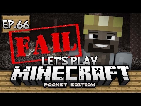 Survival Let's Play Ep. 66 - BIGGEST FAILURE YET!!! - Minecraft PE (Pocket Edition)