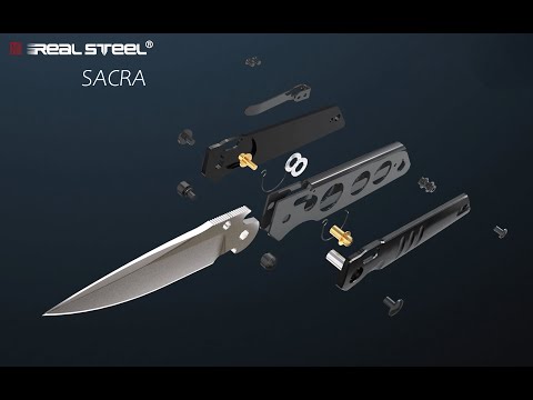SACRA Details revealed! RealSteel Sacra Slide Lock Pocket Knife--Designed By Jakub Wieczorkiewicz