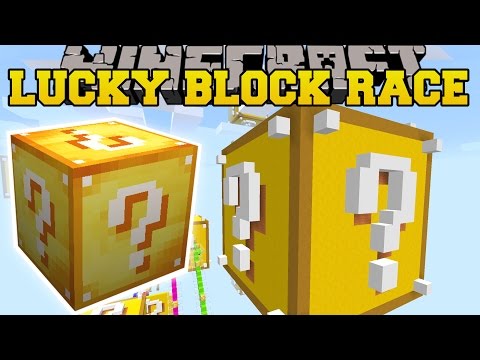 Minecraft: GIANT LUCKY BLOCK LUCKY BLOCK RACE - Lucky Block Mod - Modded Mini-Game