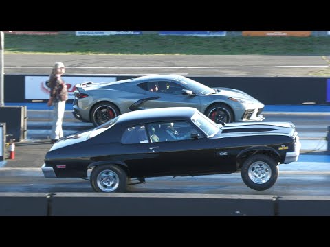 Thumbnail for New vs Old School - drag racing by Car, Muscle car