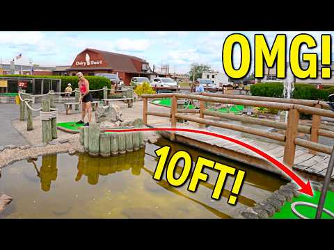 MIND BLOWING Old School Mini Golf Course! - The WORLD'S BEST?!