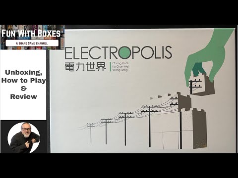 Electropolis Board Game | Homosapiens Lab | Special unboxing  how to play  & Review | Fun with Boxes