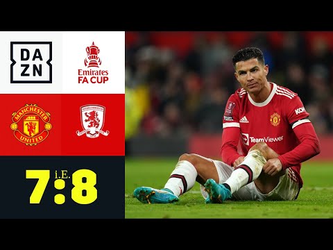 Aus für United! CR7 und Elanga verschießen: Man United - Middlesbrough 7:8 (n.E.) | FA Cup | DAZN