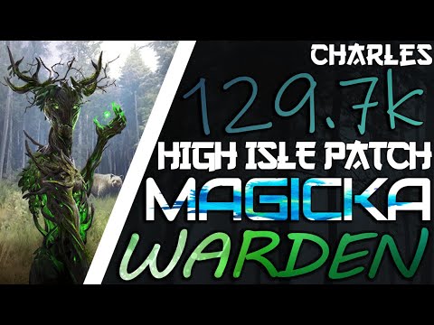 🐻‍❄️ Magicka Warden | 129.7k DPS PvE build | ESO - High Isle