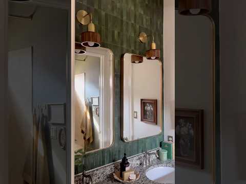 Peel & stick backsplash tile?! 😍 #homedecor #diy #interiordesign #bathroom #modernliving #style