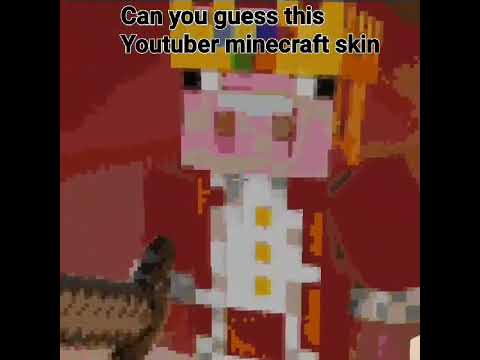 can you guess this youtuber minecraft skin #shorts #viralshorts #dream #technoblade