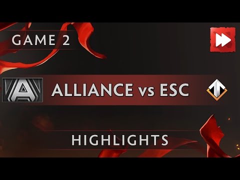 Alliance vs Escape Gaming [Game 2] The International 2016 Group Stage - Dota Highlights