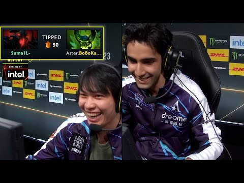 Sumail TIPS BoBoKa the SUCC god keeping him alive the whole team fight vs EG