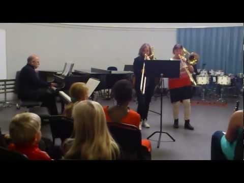 Sundsvalls Kulturskola Elevkväll - Two trombones and a piano-principal