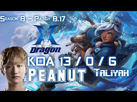 KZ Peanut TALIYAH vs URGOT Jungle - Patch 8.17 KR Ranked