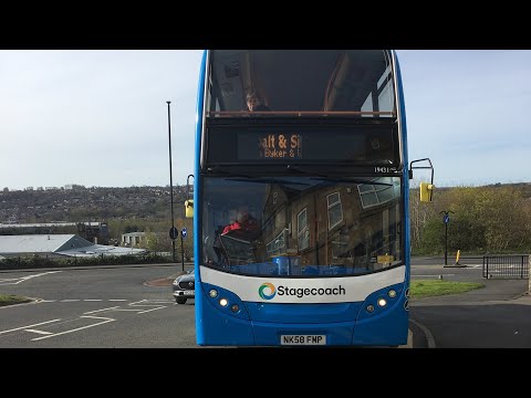 *Newly repainted + My favourite bus* Stagecoach North East 19431 (NK58 FMP)