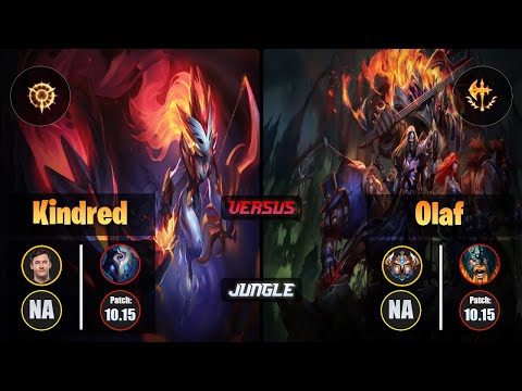 Svenskeren KINDRED (Jungle) [Press the Attack] VS OLAF - Challenger NA Patch 10.15