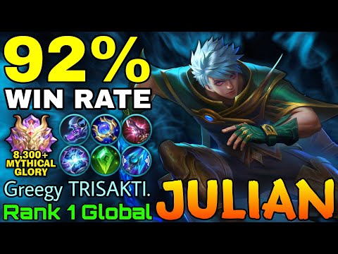 Julian 92% Win Rate Build! - Top 1 Global Julian by Greegy TRISAKTI. - Mobile Legends: Bang Bang