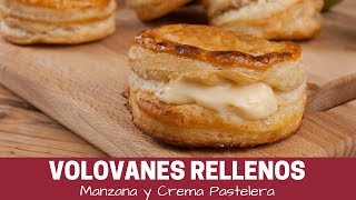 Download lagu Como Hacer Volovanes de Hojaldre | Relleno dulce con Manzana y Crema Pastelera mp3