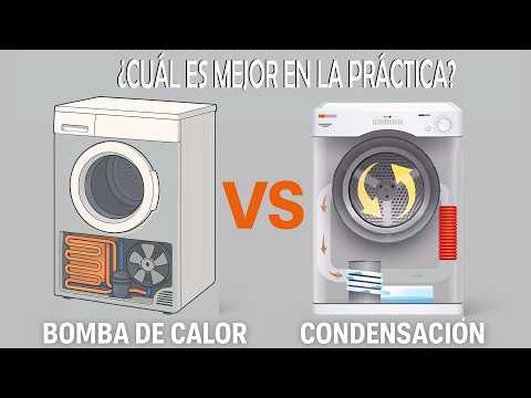 Secadora bomba de calor o condensaciòn: ¿cuál es mejor en la práctica?