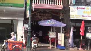 preview picture of video 'Riverside Preah Sisowath Quay Street - Phnom Penh, Cambodia'