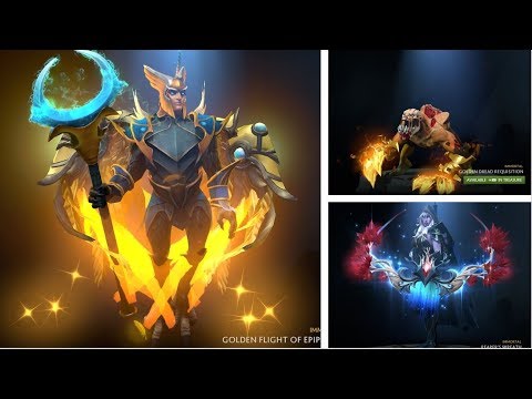 Dota 2 TI9 Immortal Treasure 1 Opening (3 Consecutive Rare Drops!!!!) OMG!!