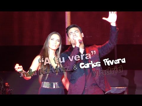 Carlos Rivera ft India Martínez "A tu vera" Yo Creo Tour Madrid [HD]