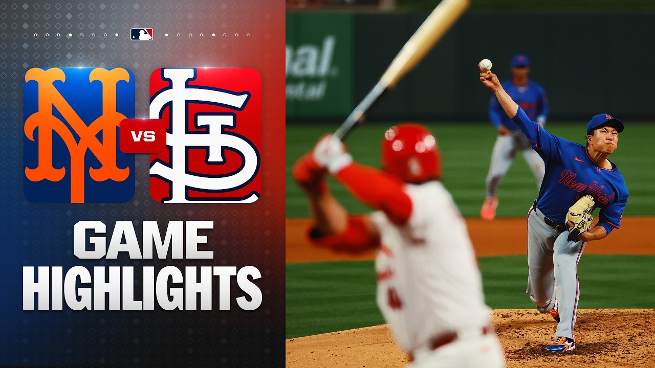 4월1일 뉴욕M 세인트루이스 MLB 하이라이트
