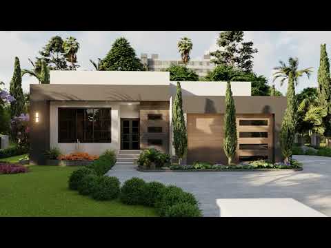 simple house design/ house design [15x20 m] house plan with 3 bedrooms/ (model0060)