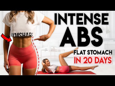 INTENSE ABS FAT BURN in 20 Days (flat stomach) | 5 min Home Workout