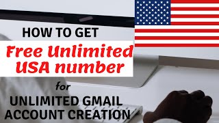 How to get free U.S number for Gmail verification | How to create Unlimited Gmail