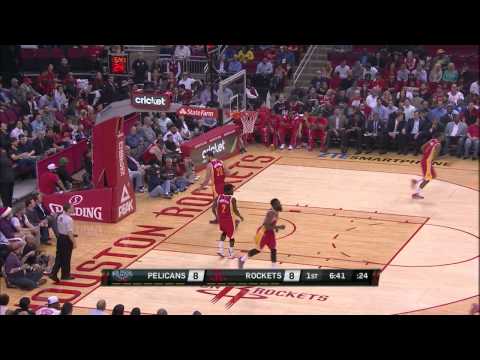Omer Asik Highlights Pelicans vs. Rockets 12.18.2014 - 2 Points, 1 Assist