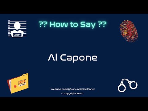 How to Pronounce Famous Criminal: Al Capone? (CORRECTLY) | Pronunciation Planet