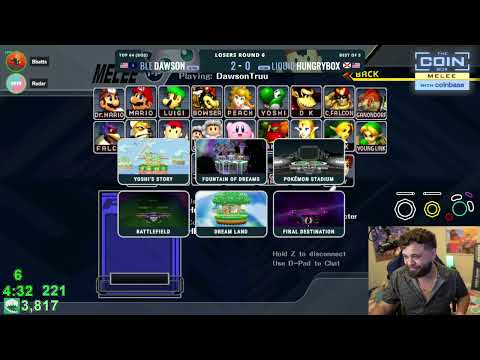 Coinbox 76 Hungrybox (Fox, Ness, Puff) vs Dawson (Jigglypuff)