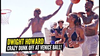 Dwight Howard Has a CRAZY DUNK OFF vs Pro Dunker Chris Staples at Venice Beach!!