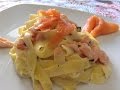 Tagliatelle Al Salmone Chef Stefano Barbato