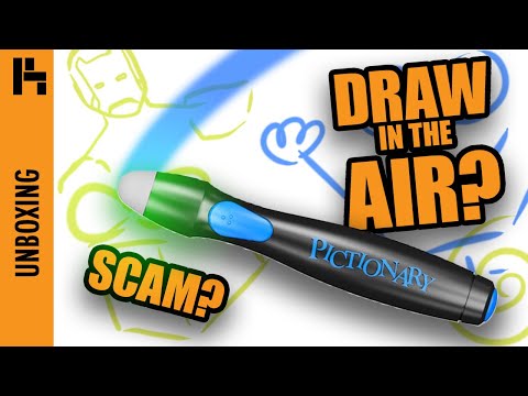 Drawing in the Air? Unboxing Pictionary Air - YouTube