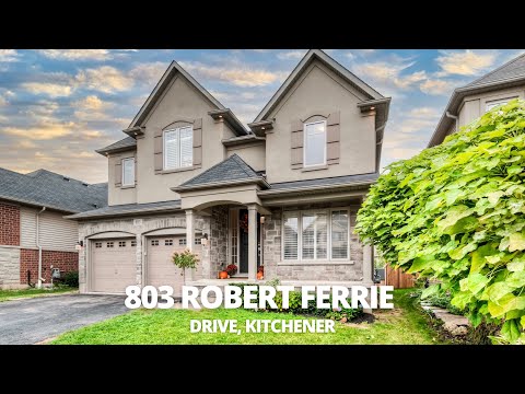 Immaculate Doon South Family Home - 803 Robert Ferrie Drive - Kitchener Real Estate Video
