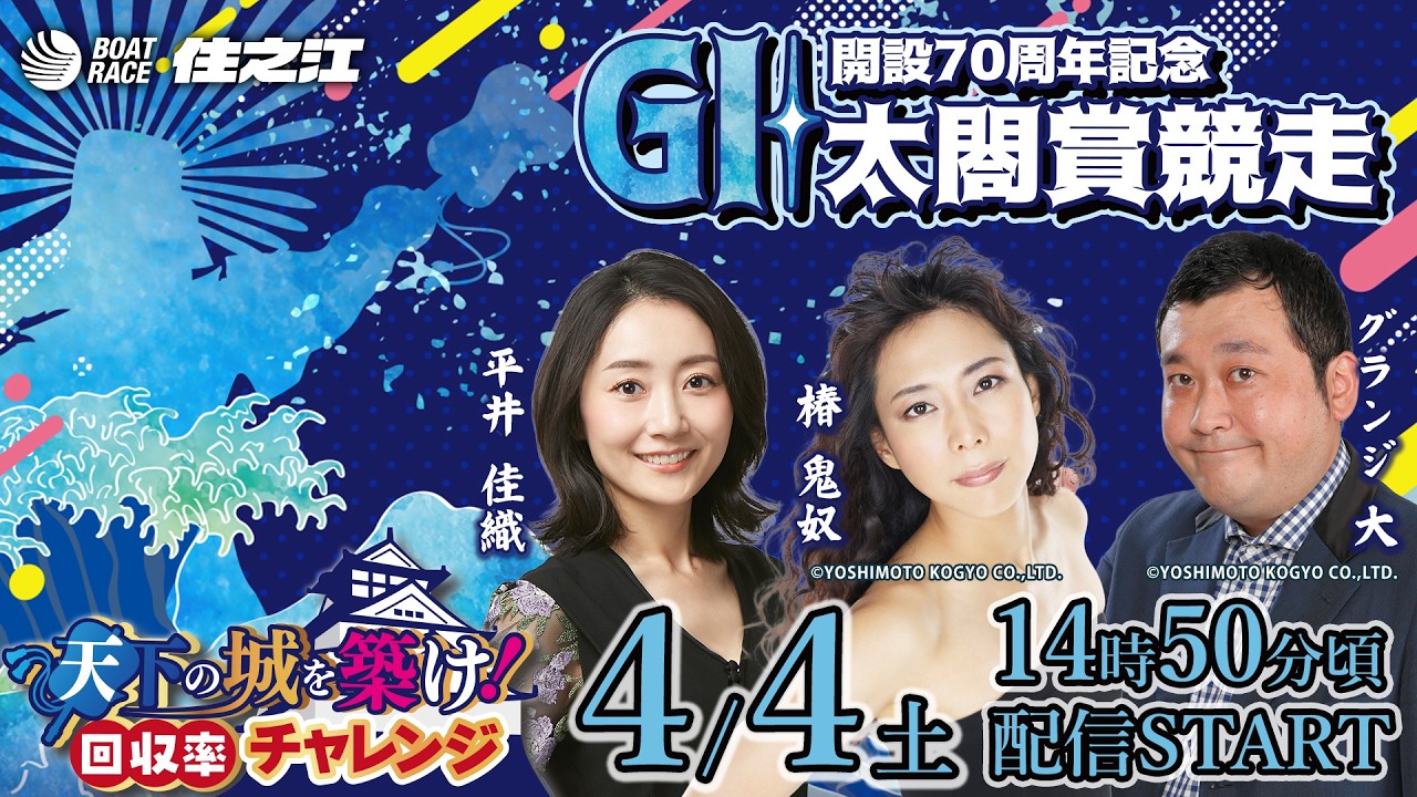 GI太閤賞競走 開設70周年 | ボートレース住之江 #12