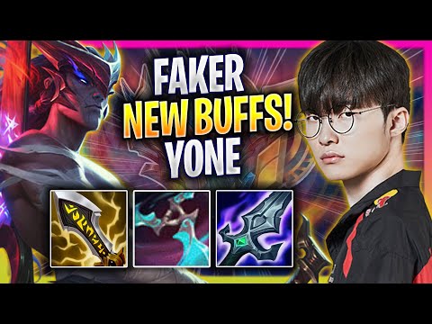 FAKER TRIES YONE WITH NEW BUFFS! - T1 Faker Plays Yone MID vs Vex! | Season 2024