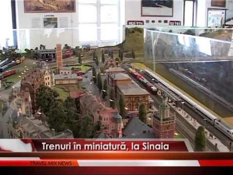 Trenuri în miniatură, la Sinaia – VIDEO