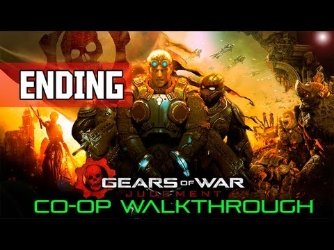 Gears of War Judgment Walkthrough - ENDING & FINAL BOSS - (Co-op) ALL CHALLENGES ON