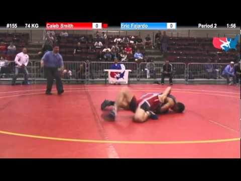 FILAJRGR: 74 KG: Caleb Smith (unattached) vs. Eric Fajardo (NYAC)