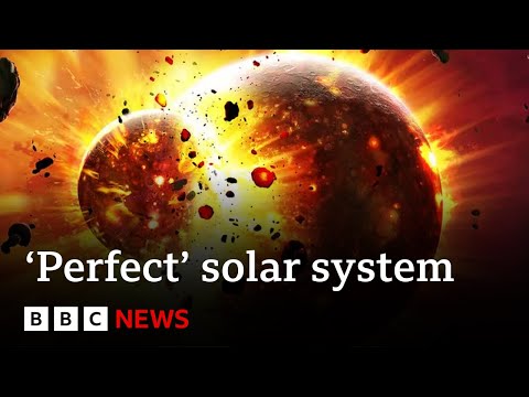 'Perfect solar system' found in search for alien life | BBC News