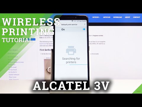 How to Connect Printer with ALCATEL 3V - Wireless Printing