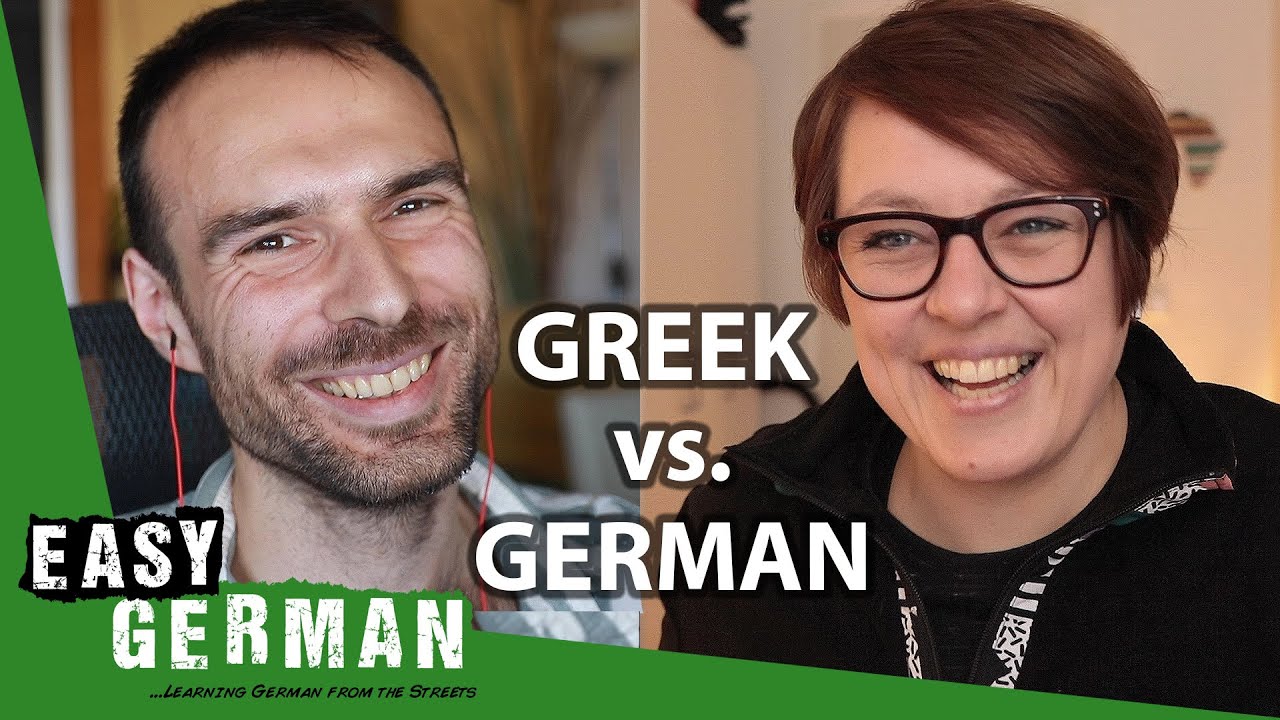 How Greek is the German language?