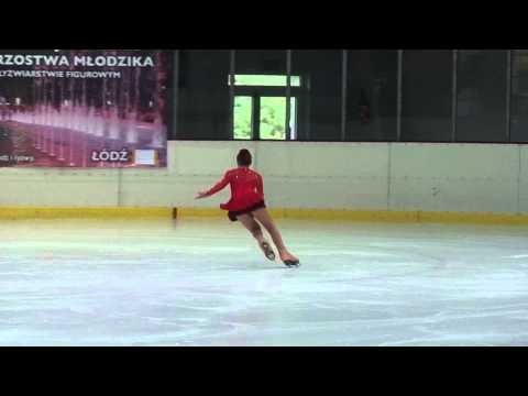 3 Melania GALAS HERMANOWSKA   FS novice solistki   MMM Łódź 2013