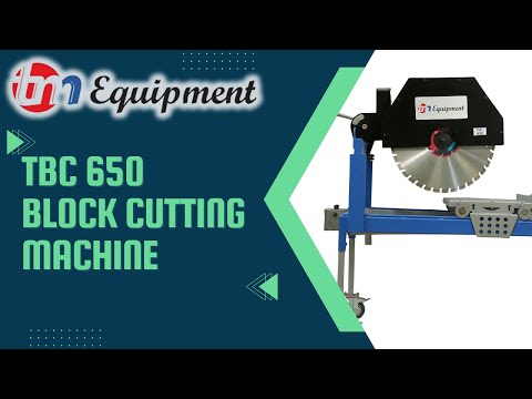 TBC 650 Heavy Duty Concrete Block Cutting Machine .