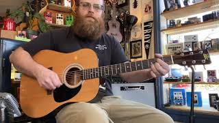 Video thumbnail for Rogue RA100D Dreadnought at Collar City Guitars by Collar City Guitars