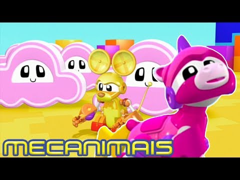 Mecanimais animação | Episódio: 206 | Ilha das Nuvens Fofas | desenhos para crianças